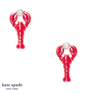 NEW kate spade new york Love Shack Lobster Stud Earrings